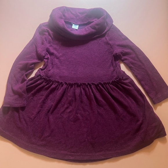 Old Navy Purple Cowl Neck Long Sleeve A-Line Sweater Dress - Picture 1 of 4